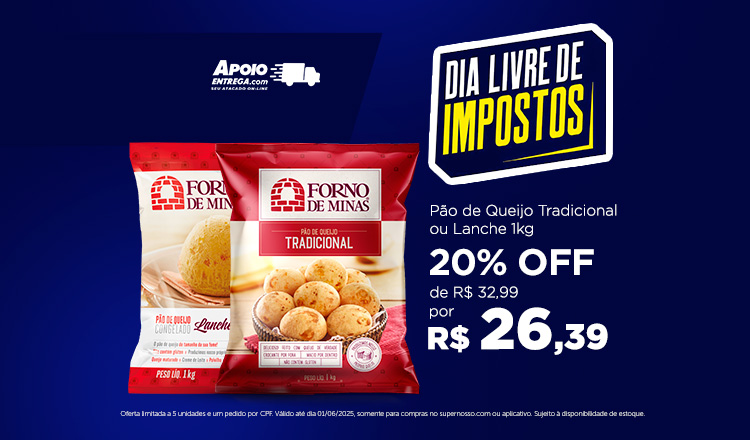 Pão de Queijo até 01/06